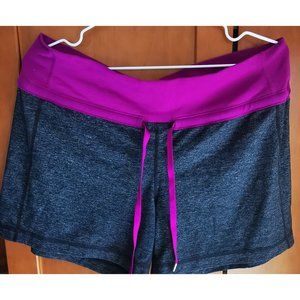 Lululemon short purple grey